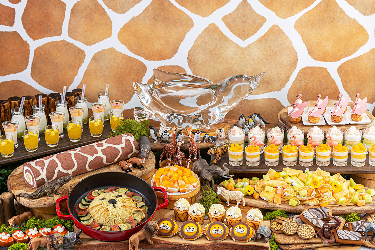 ホテル × 動物園のアニマルデザートブッフェ！『桃とメロンのサマーデザートビュッフェ ～SWEEZOO～』開催中！ AFRO BLOG